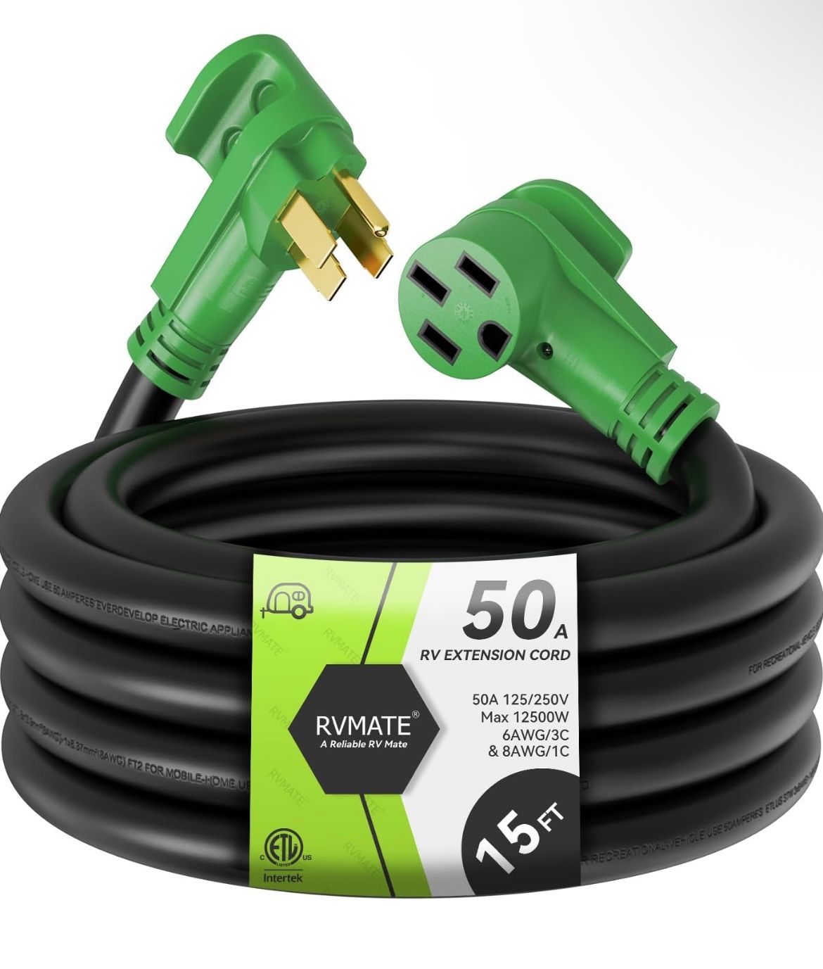 15 Feet RV/EV Extension Cord