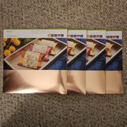 4 packets Foil 12x12 colored papers