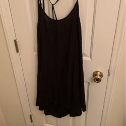 Black thin dress
