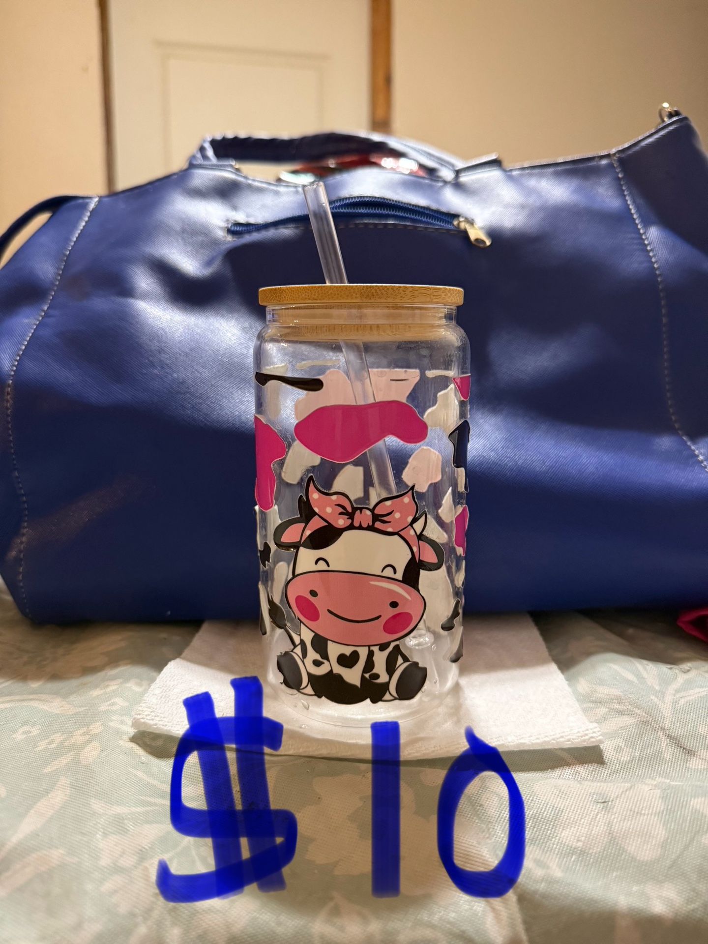 Cute Cat Cow Cup