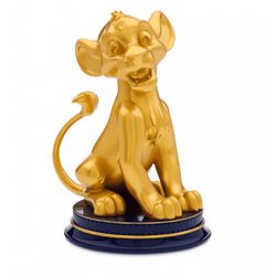 Disney Parks WDW 50th Celebration The Lion King Simba Golden Statue New with Box