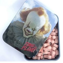 It Pennywise Red Balloon Shaped Sour Candy in Collectible Tin