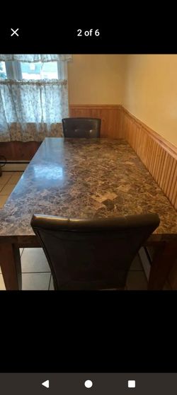 Dining Table with Buffet wine rack