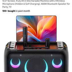 Ikarao Karaoke Machine with 2 mics