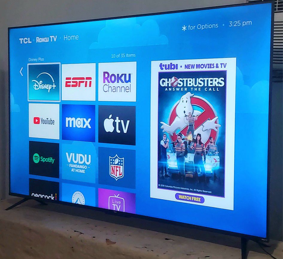 TCL 65"   4K  SMART TV  LED  HDR  With  APPLE TV   DOLBY  VISION  FULL  UHD  2160p 💥( FREE  DELIVERY )  💥NEGOTIABLE 💥