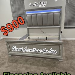 Queen Size Led Bed Frame Brand New