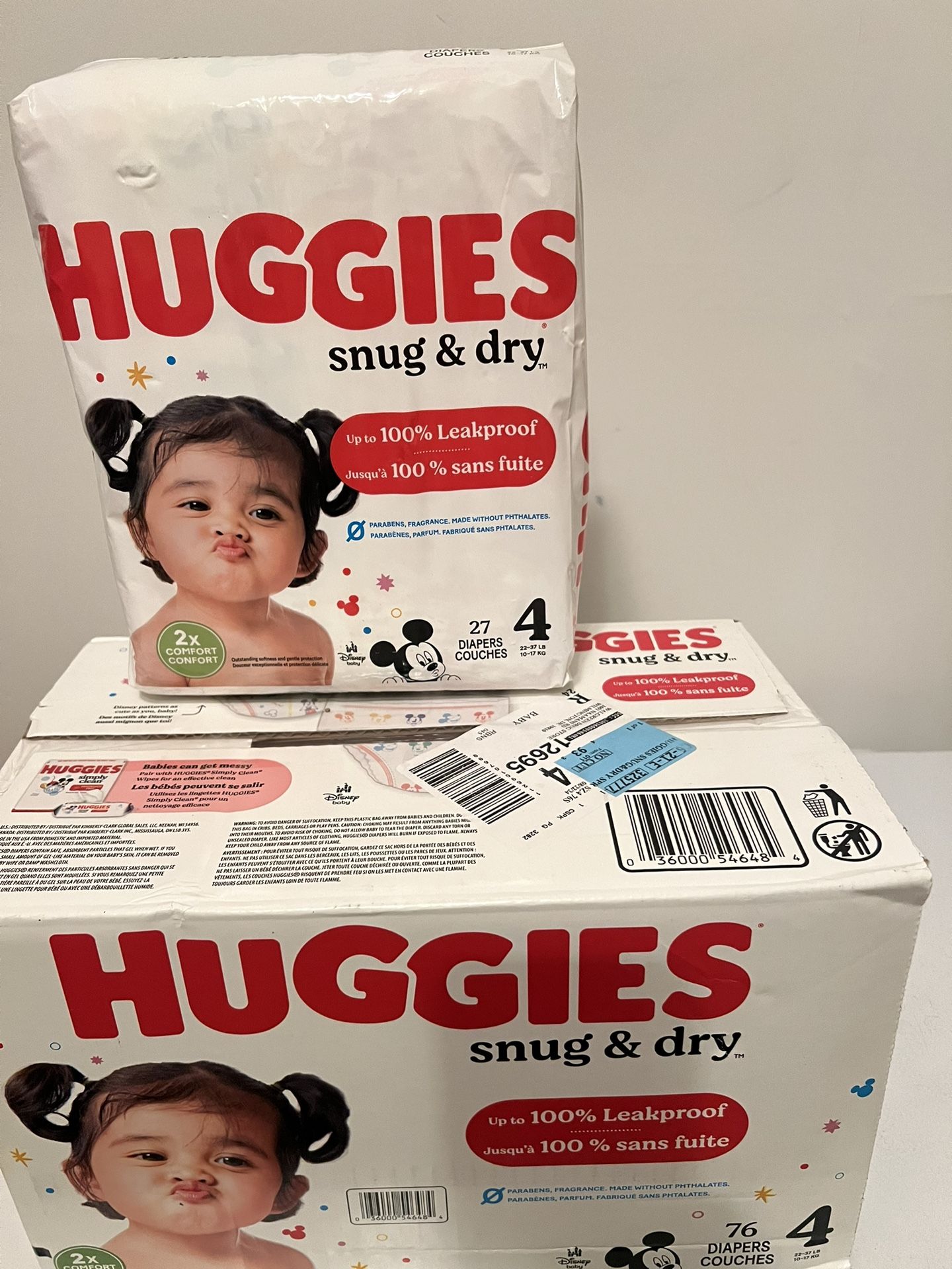 Huggies Diapers Number Bundle $28