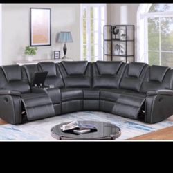SALE! NEW LEATHER RECLINER SOFA SECTIONAL 