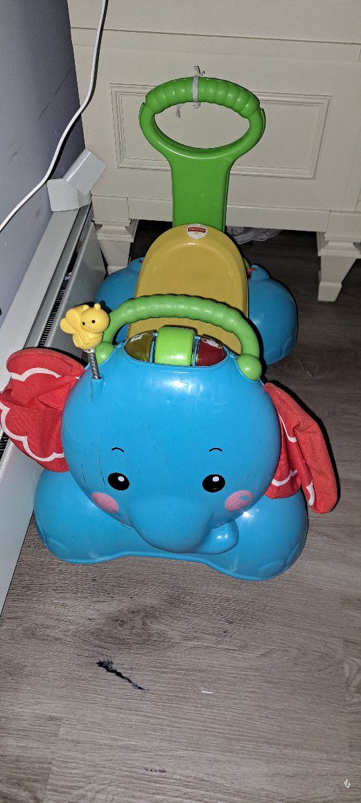 Fisher-Price 3-in-1 Bounce Stride Ride Elephant