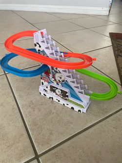 Dog track toy