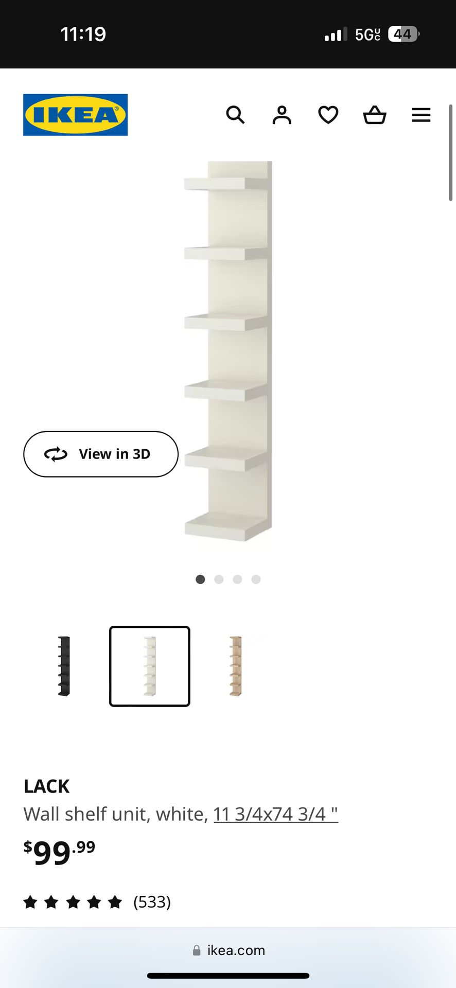 Ikea Lack Wall shelf 