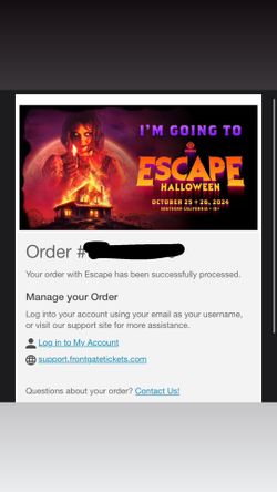 Saturday escape ticket