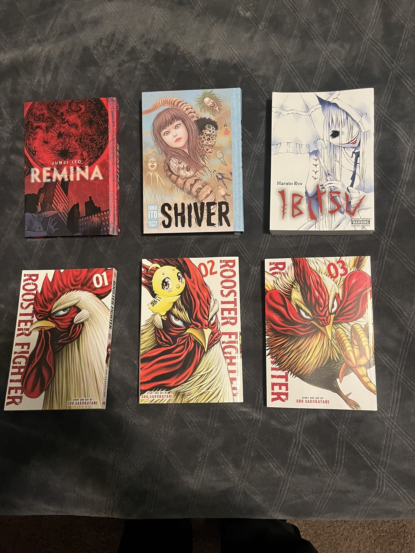Manga (Rooster Fighter, Shiver, Remina, Ibitsu)