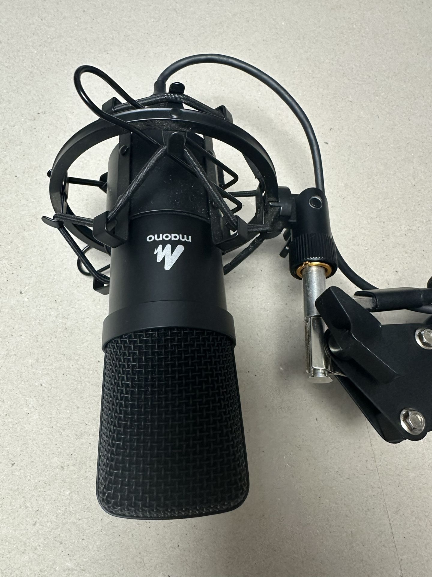 Pop, casting or recording microphone