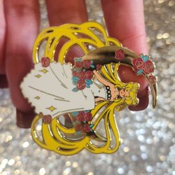 Large Beautiful Fancy Sailor Moon Anime Enamel Pin