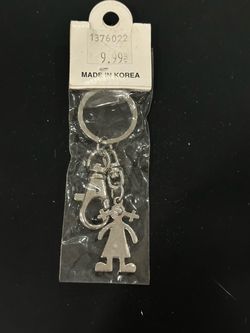Little Girl Pendant Keychain