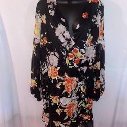 Black Floral Dress