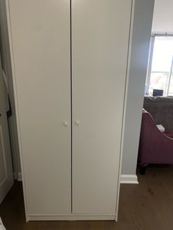 IKEA KLEPPSTAD white wardrobe