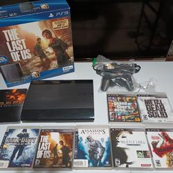 PlayStation 3 With 8 Games