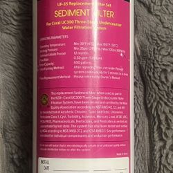 Brondell Water Sediment Filter Replacement 