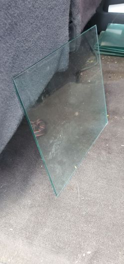 Glass shelves
