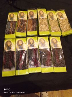 Hair dye, crochet braids, lace closures and more