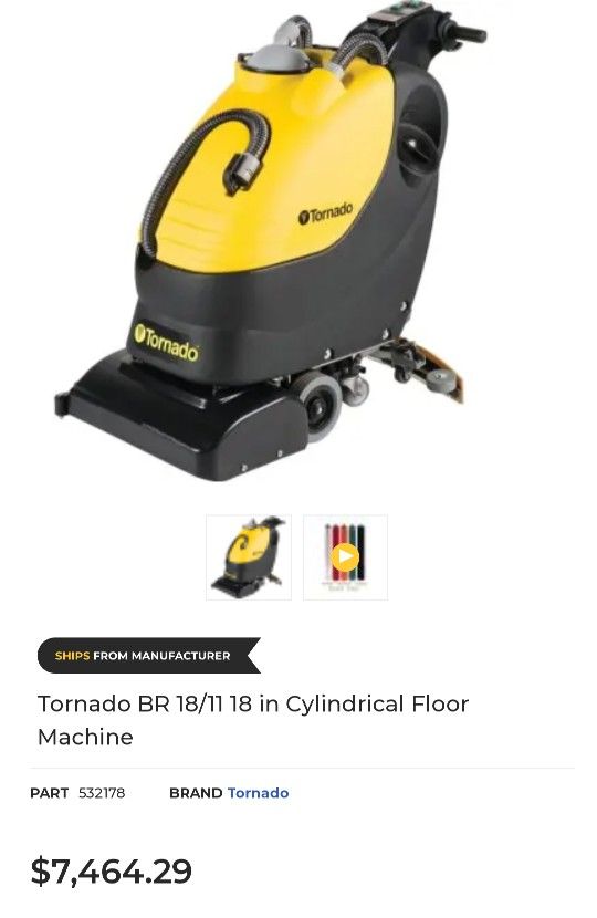 Tornado Floor Polisher 