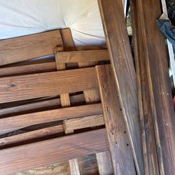 Solid Wood Twin Bunk Bed Frame 