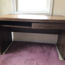 Desk With Pull Out Drawer