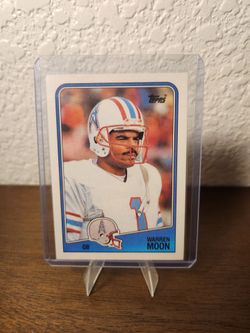 1988 Topps Warren Moon Football Card