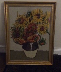 Beautiful tapestry flower pot