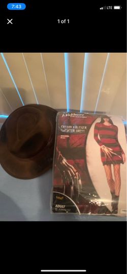 FREDDY KRUEGER SMALL 0-2 adult women costume