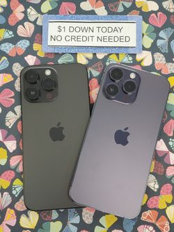 📱 iPhone 14 Pro Max 6.7" – Starting at $569, $1 Down Available! 🚀