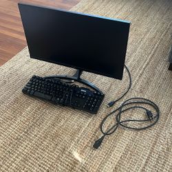 LCD Monitor and keyboard 