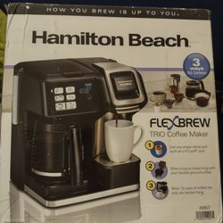 Hamilton FlexBrew Programmable Single Serve Pod to 12 Cup Coffee Maker, Black