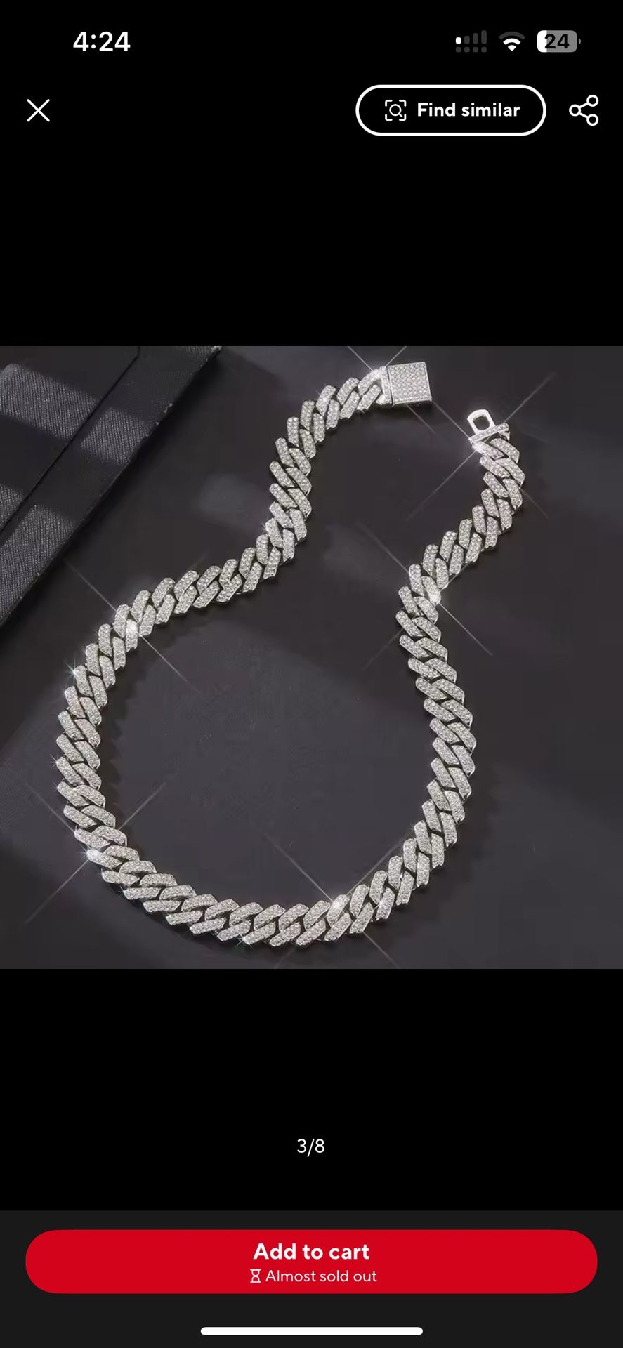 Full Bust Down Diamond Chain