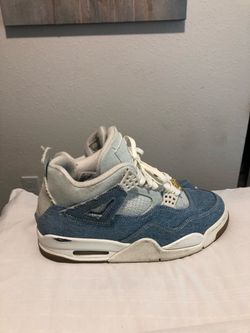 Jordan4’s Retro’s TEX Worn Blue Denim’ (No Box)