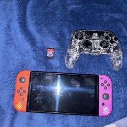 Limited Edition Nintendo switch OLED scarlet and violet
