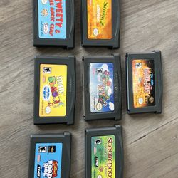 Game boy Advanced 6 Games - Not Tested