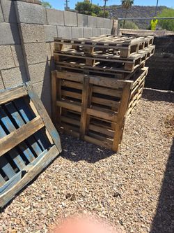 Wooden pallets