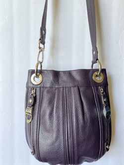 B. Makowsky Crossbody/ Shoulder Leather Handbags: 2 for $85