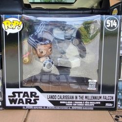 Galactic Con EX Star Wars Lando Calrissian in the Millennium Falcon Pop Rides