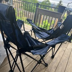 Camping Chairs/ hammock Set of 2 Good Condition 
