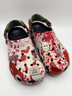 Crocs Friday the 13th Classic Clogs Men's 9 Women's 11 212073-90H