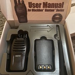 BANTAM BLACKBOX 2 WAY RADIOS