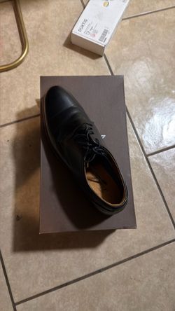 Black Leather Dress Oxford Shoe