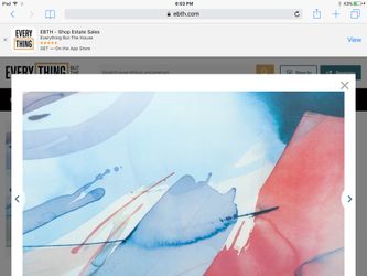 Indian blanket lithograph