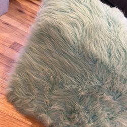 Light Green Throw Pillow 