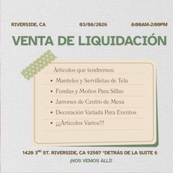 Event Merch Liquidation Sale