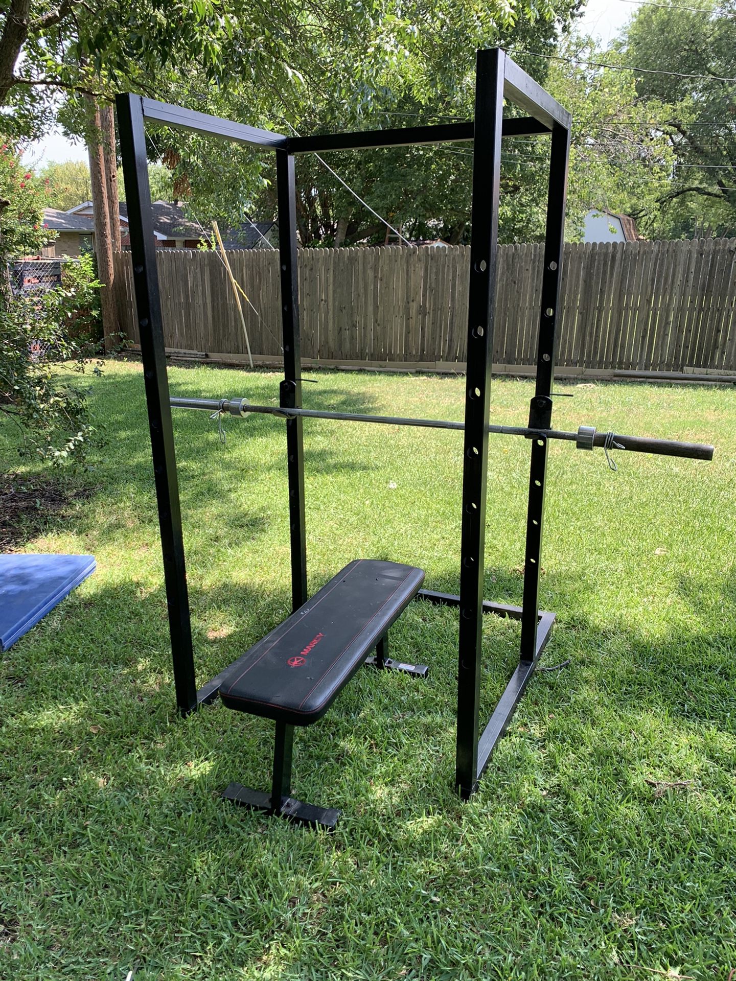 Rack,bench and bar